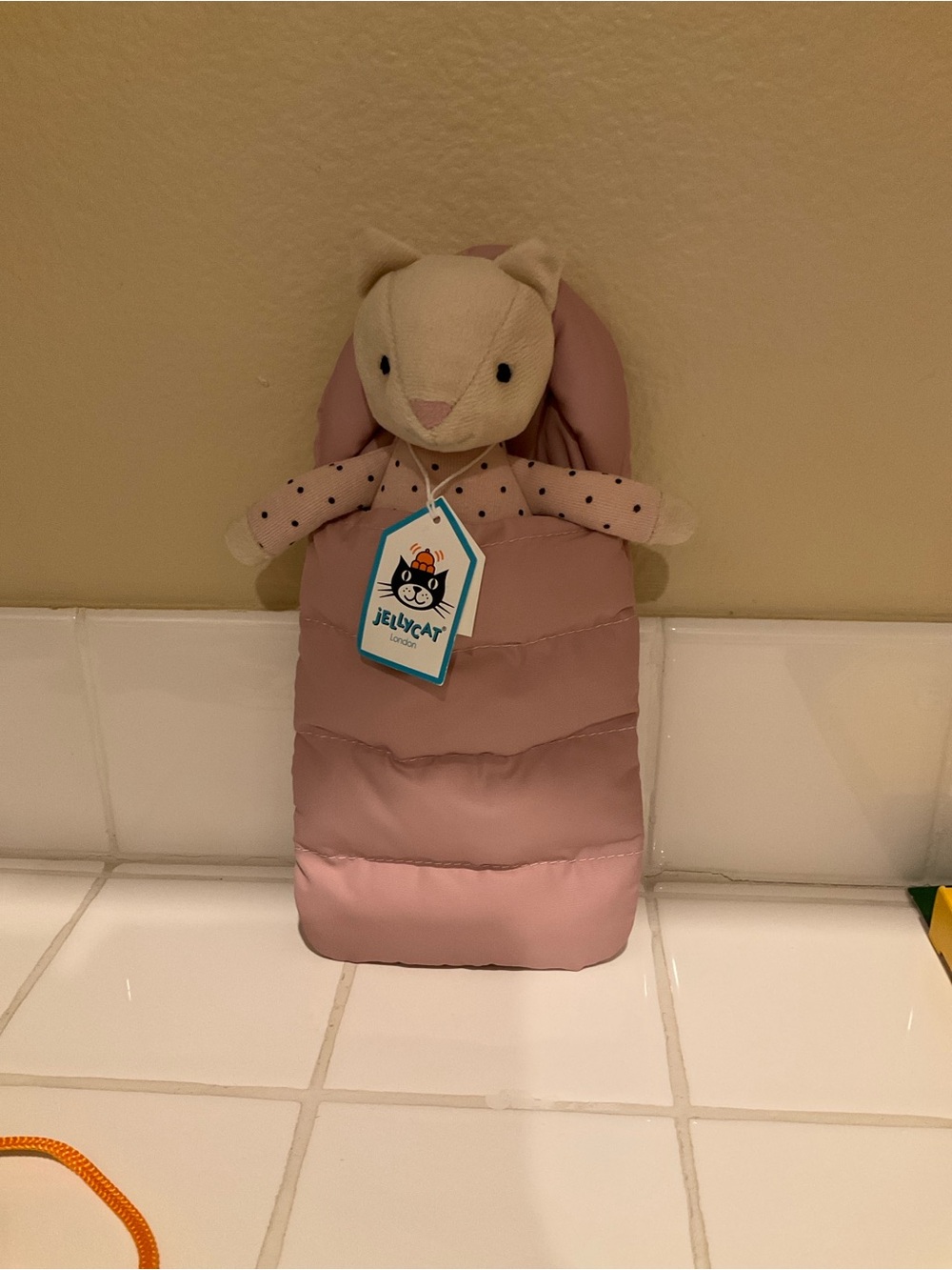 Jellycat Snuggler Cat in Sleeping Bag